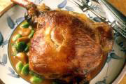 Recette de Gigot d'agneau à la Périgourdine   