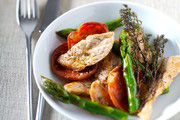 Recette de Emincé de veau aux asperges et chorizo
