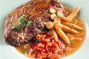Recette de Bavette grillée au thym et au maïs
